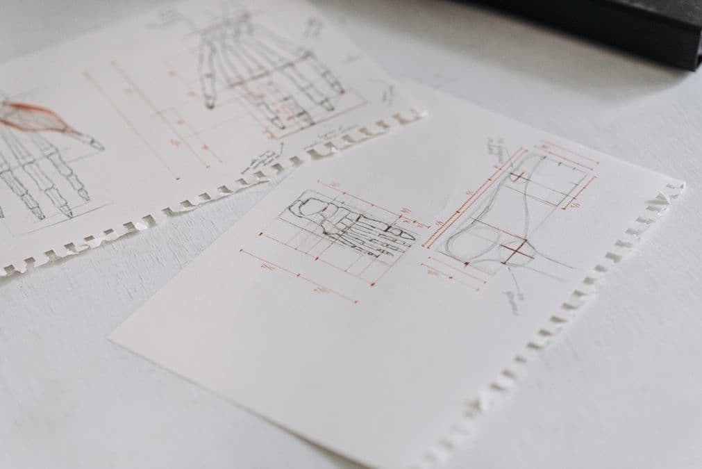Product design drawing representing a design patent search for ornamental appearance